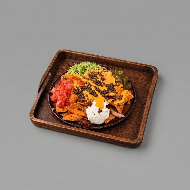 Doritos chicken nachos with sour cream