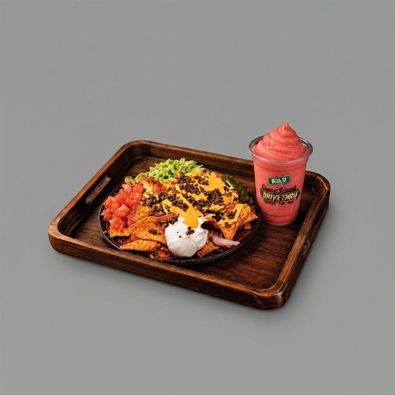 Nachos grande with toppings
