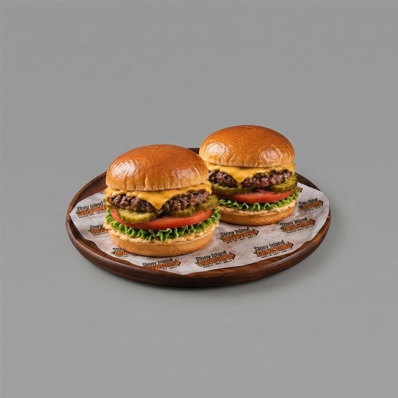 Two cheeseburgers special