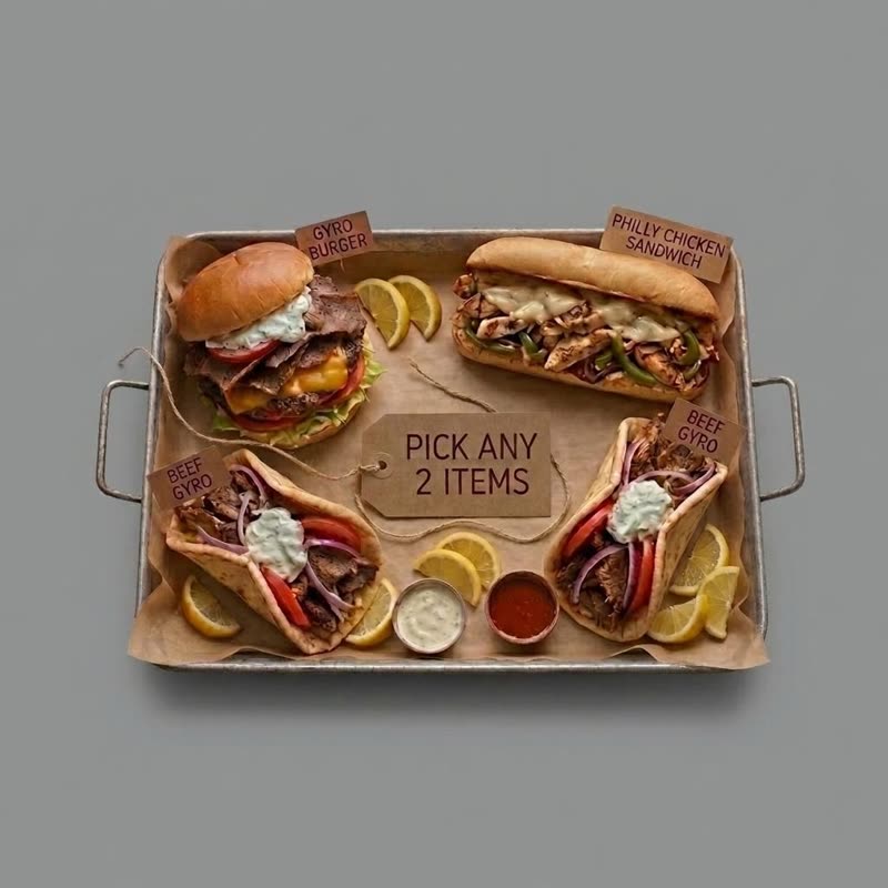 Pick 2 sandwich special combo