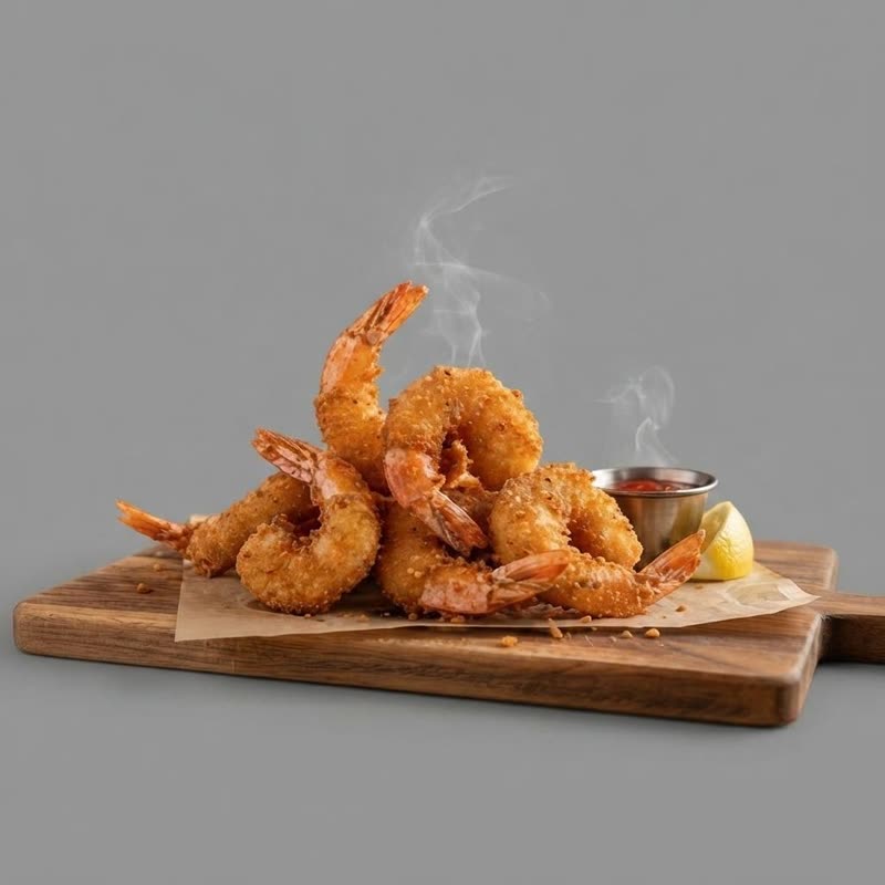 Crispy fried shrimp